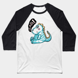 Cute dinosaur skeleton Baseball T-Shirt